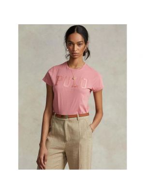 Koszulka z krótkim rękawem Polo Ralph Lauren różowa