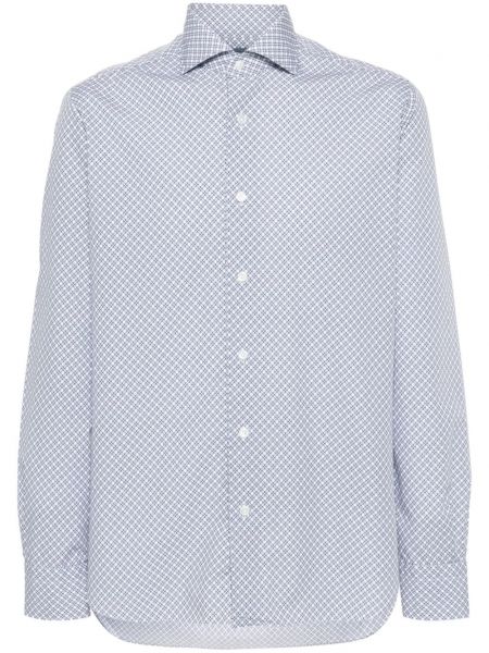 Φλοράλ βαμβακερό πουκάμισο με σχέδιο Barba