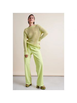 Pantalones de tela jersey Jane Lushka verde