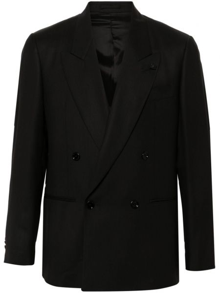 Dobbeltradet blazer Lardini sort