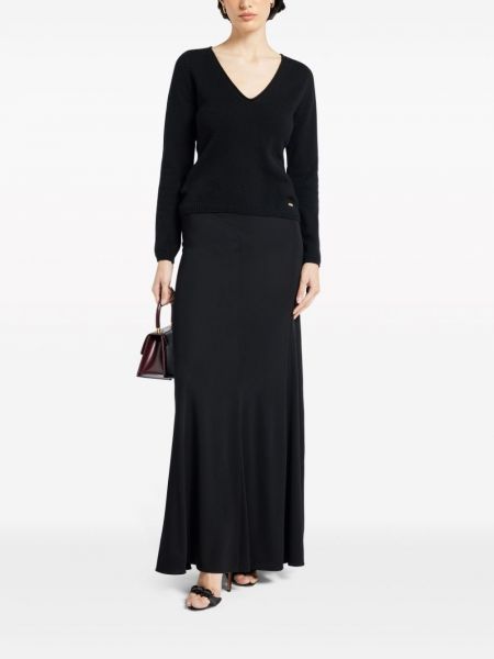 Pletené dlouhá sukně Tom Ford černé