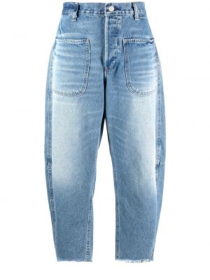 Kitsa lõikega teksapüksid Polo Ralph Lauren sinine