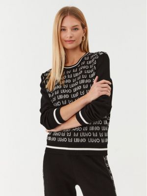 Пуловер Liu Jo Sport черно