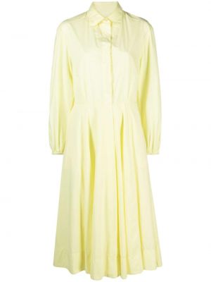 Robe longue avec manches longues Forte Forte jaune