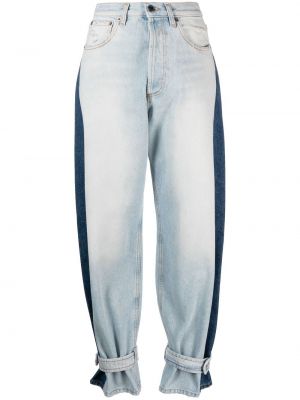 Straight leg jeans a vita alta Darkpark blu