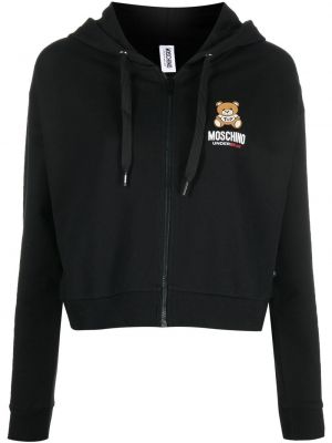 Hoodie Moschino svart