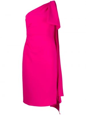 Midi obleka z draperijo Sachin & Babi roza