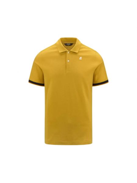 Poloshirt aus baumwoll K-way gelb