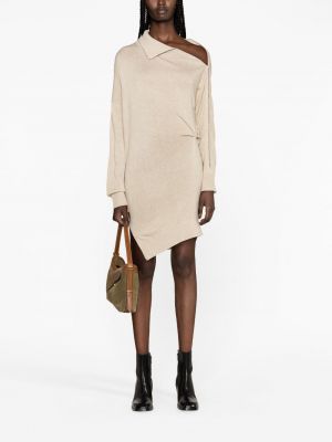 Asymmetrisches kleid Isabel Marant beige
