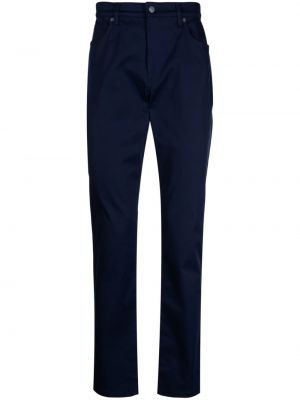 Rovné kalhoty Moschino modré