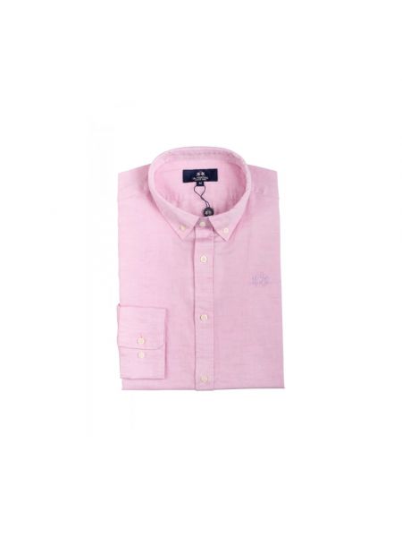 Klassische hemd La Martina pink