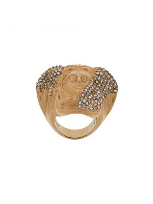Złoty pierścionek Versace