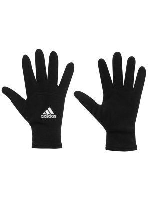 Černé fleecové rukavice Adidas