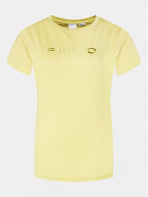 T-shirt Pinko jaune
