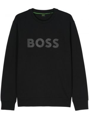 Βαμβακερός φούτερ Boss μαύρο