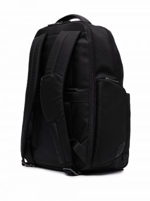 Kostkovaný batoh Piquadro černý