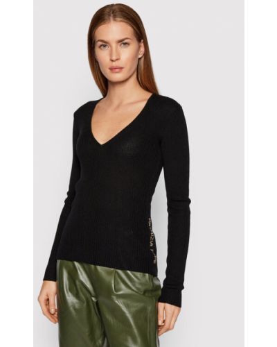 Patrizia Pepe Svetr 2M4104/A9N0-K103 Černá Slim Fit