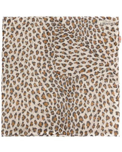 Pañuelo con estampado leopardo Twinset