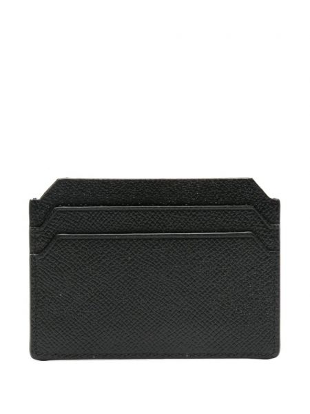Kožená peněženka Santoni černá