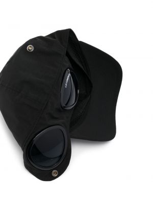 Siuvinėtas kepurė su snapeliu C.p. Company juoda