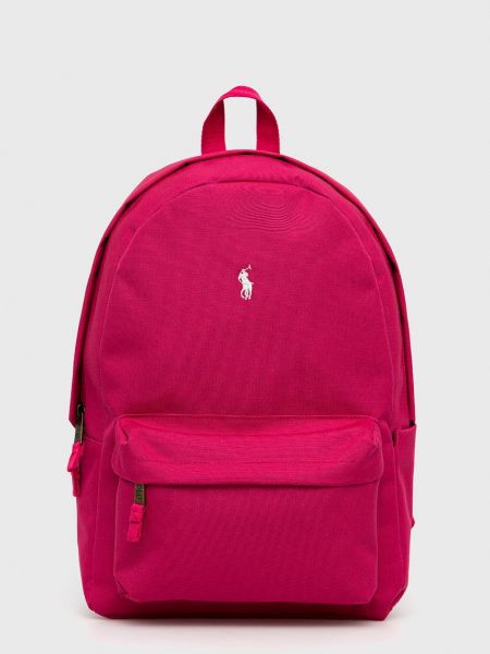 Однотонный рюкзак Polo Ralph Lauren розовый