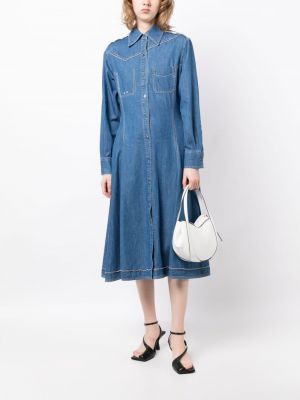 Džínové šaty 3.1 Phillip Lim modré