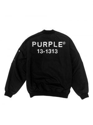 Mustriline bomber jakk Purple Brand