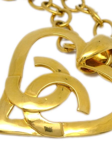 Zawieszka w serca Chanel Pre-owned złota