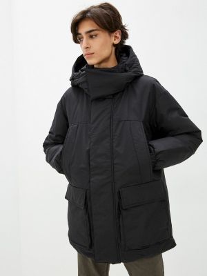 Утепленная демисезонная куртка Ostin черная