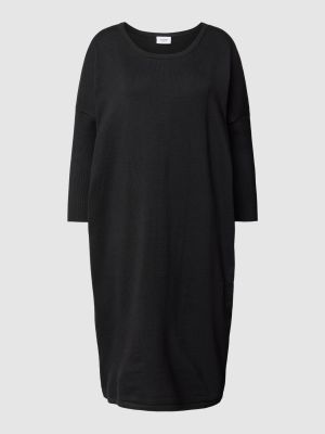 Dzianinowa sukienka midi Saint Tropez czarna
