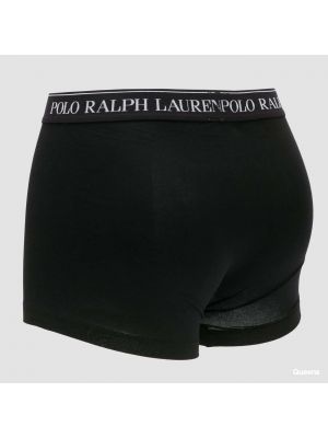 Bavlněné polokošile Ralph Lauren černé