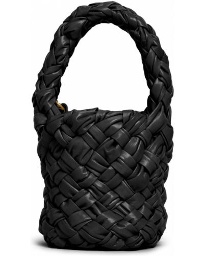 Bőr táska Bottega Veneta fekete