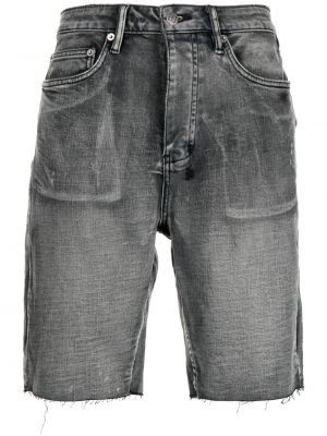 Shorts di jeans Ksubi nero