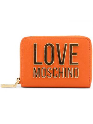 Portfel Love Moschino pomarańczowy