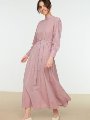 Платье-трапеция Trendyol Modest фиолетовое