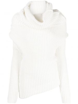 Asymetrický sveter A.w.a.k.e. Mode biela