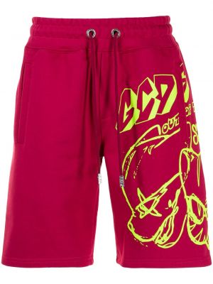Pantalones cortos deportivos con estampado Gcds rosa
