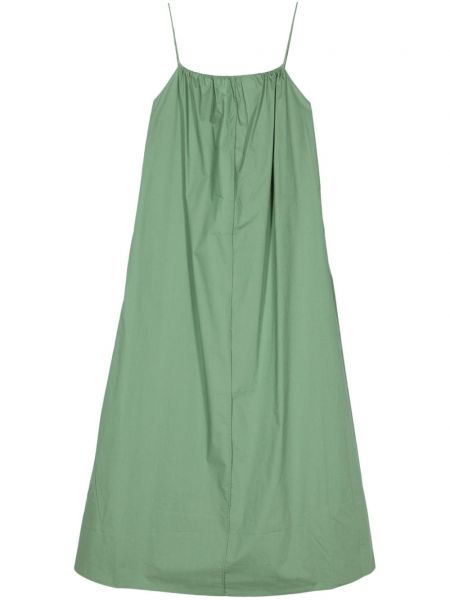 Pamučna haljina By Malene Birger zelena