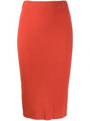 Strick kaschmir rock Cashmere In Love orange