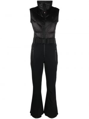 Pérový prešívaný oblek Moncler Grenoble čierna