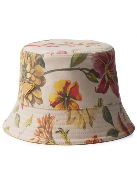 Geblümt mütze mit print Prada