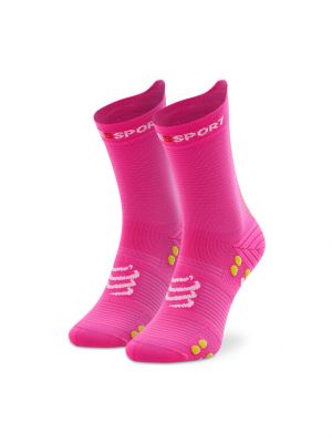 Чорапи Compressport розово
