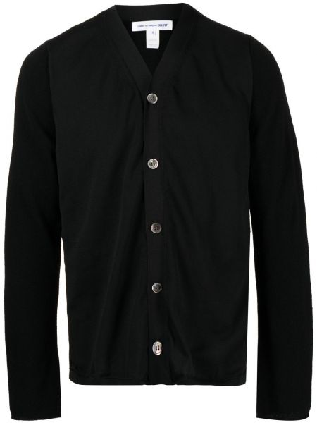 Daunen pullover mit geknöpfter Comme Des Garçons Shirt schwarz