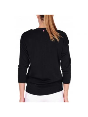 Jersey de tela jersey con bolsillos Elisabetta Franchi negro