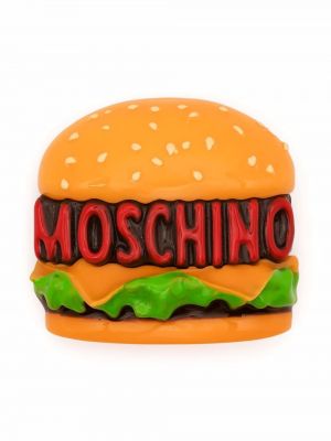 Brosje Moschino oransje