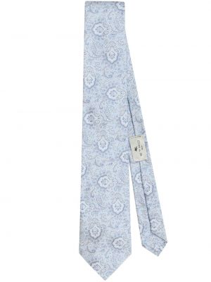 Hedvábná kravata s paisley potiskem Etro