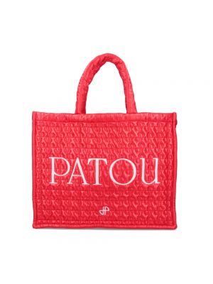 Bolso shopper Patou rojo
