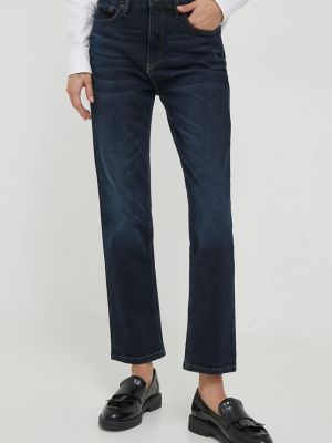 Džíny s vysokým pasem Lauren Ralph Lauren modré
