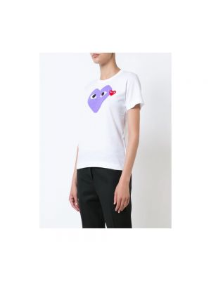 Camiseta con estampado con corazón Comme Des Garçons Play