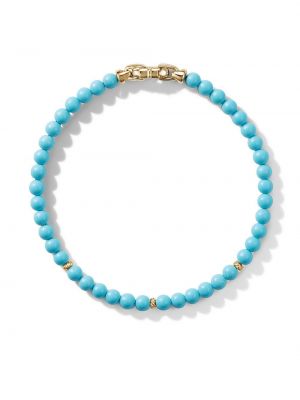 Bracelet avec perles David Yurman bleu